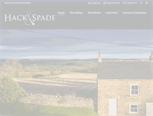 Tablet Screenshot of hackandspade.com